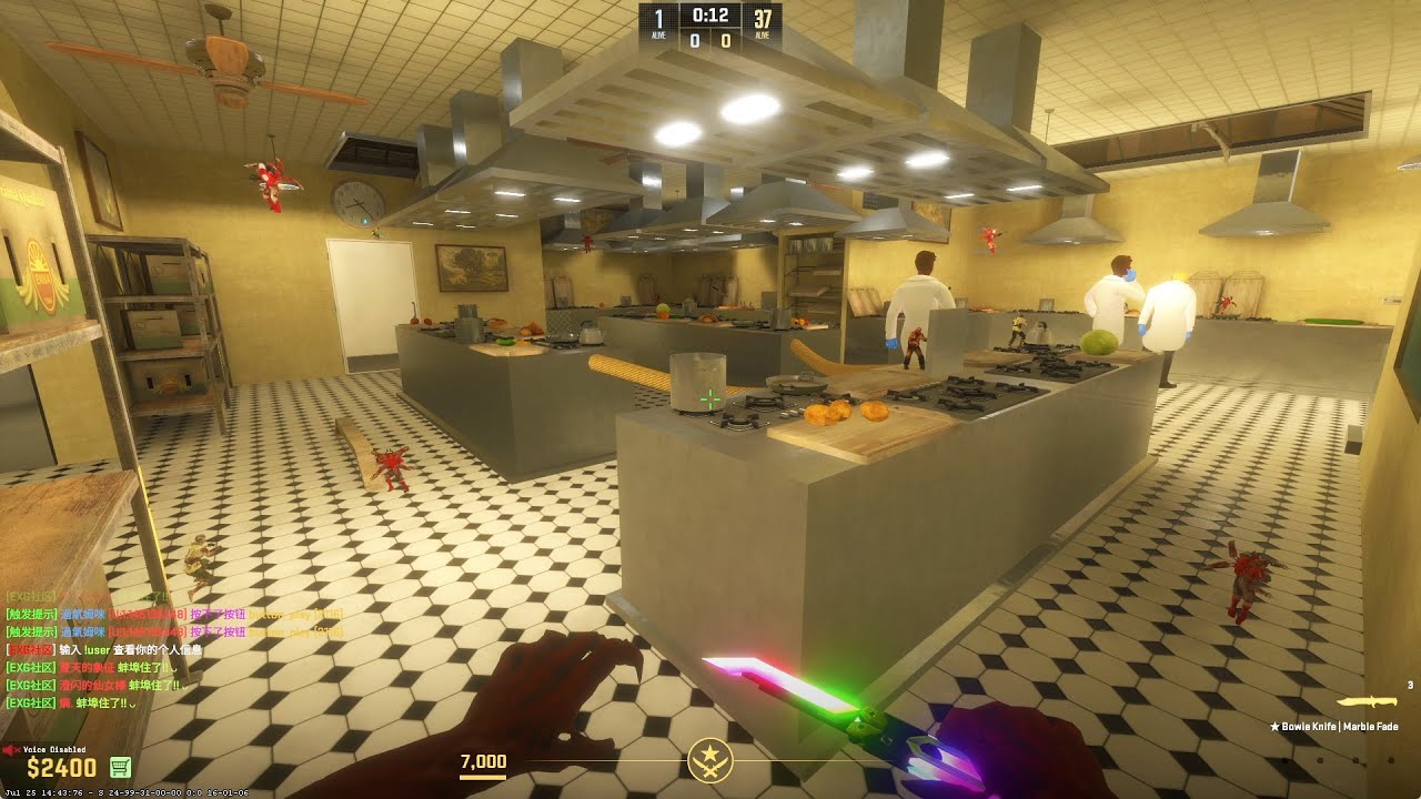 CS2 Zombie Survival Mod zm_ratatouille On EXG Server