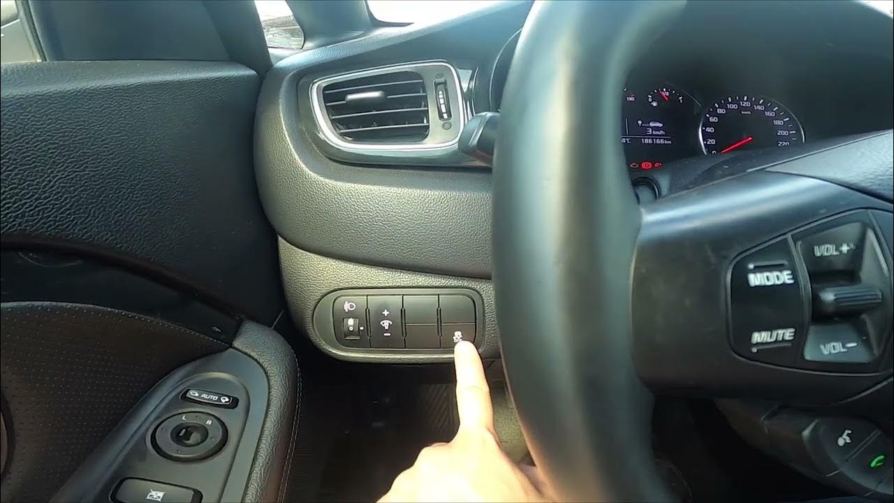 How to Turn On or Off Traction Control in Kia Carens IV ( 2013 – 2018