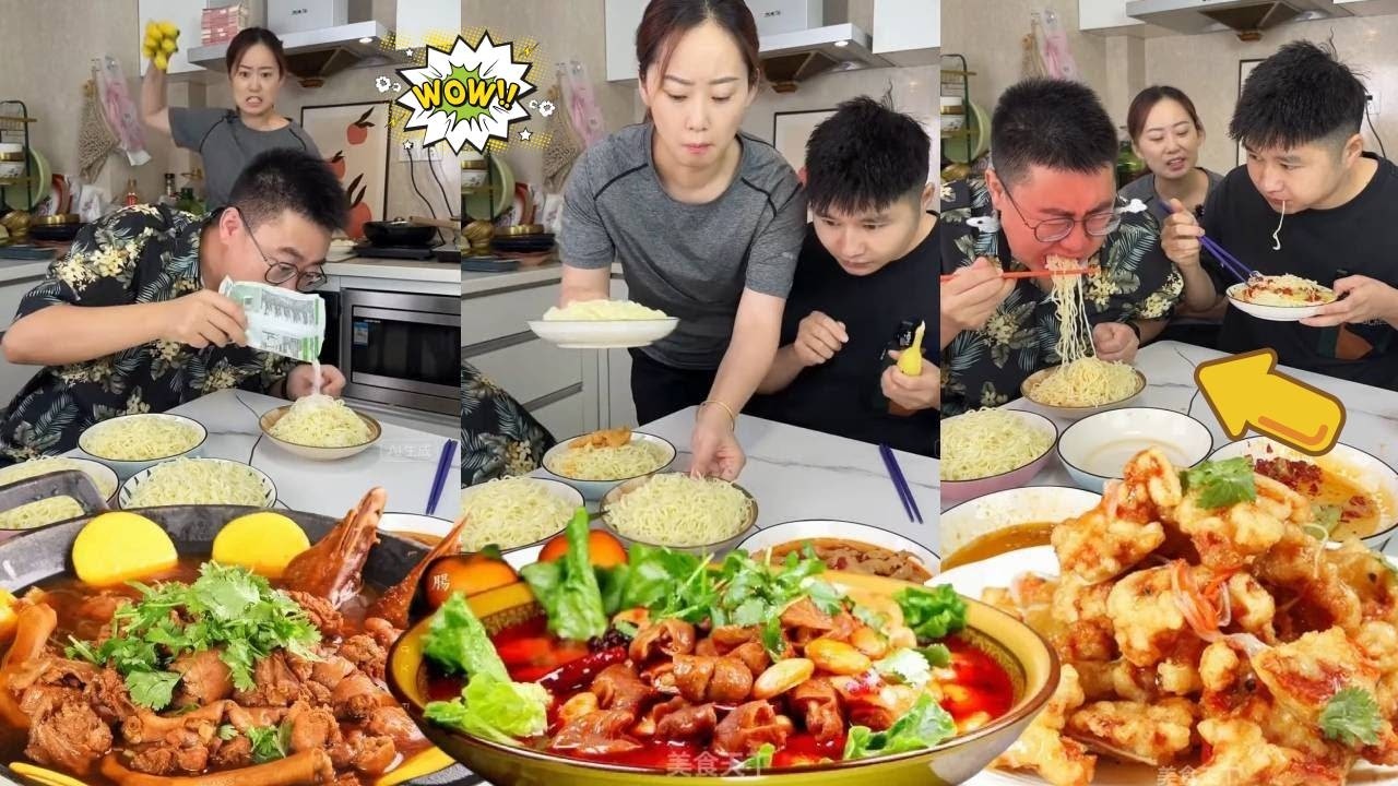 My silly older brother wanted me to eat wasabi, but he ended up crying because it was too spicy.