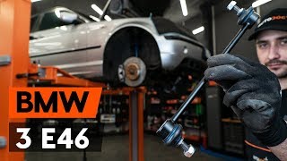 Hoe een voorste stabilisatorstang vervangen op een BMW 3 (E46) [HANDLEIDING AUTODOC]