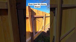 Before And After Budget Wood Fence Build Using Home Depot's Peak Gate Kit #Fence #Budget #Build