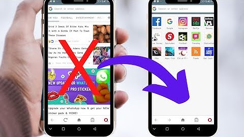 SIMPLE WAY TO TURN OFF NEWS FEED IN OPERA MINI APP!