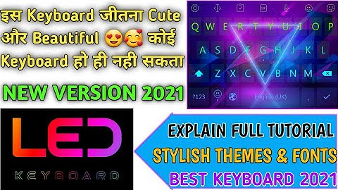 Best stylish typing keyboard 2021 | Best fyter keyboard | Fast typing keyboard | Fb fyt video 2021