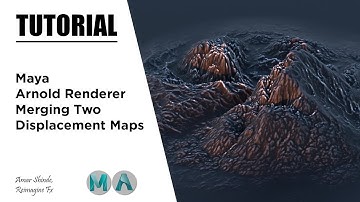 Merging Two Displacement Map | Maya And Arnold Renderer | Tutorial