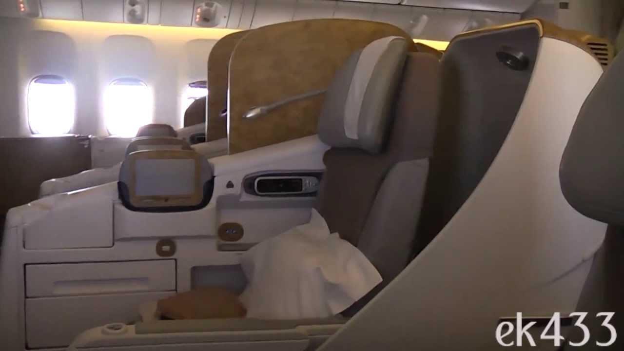 The Emirates Boeing 777 300er Business Class Product 2013