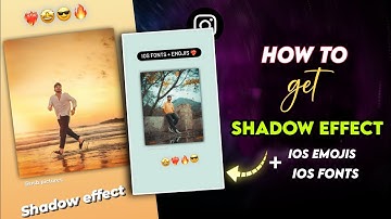 How To Share Post Like iPhone With Shadow + iOS Bold Font | iOS Instagram on Android