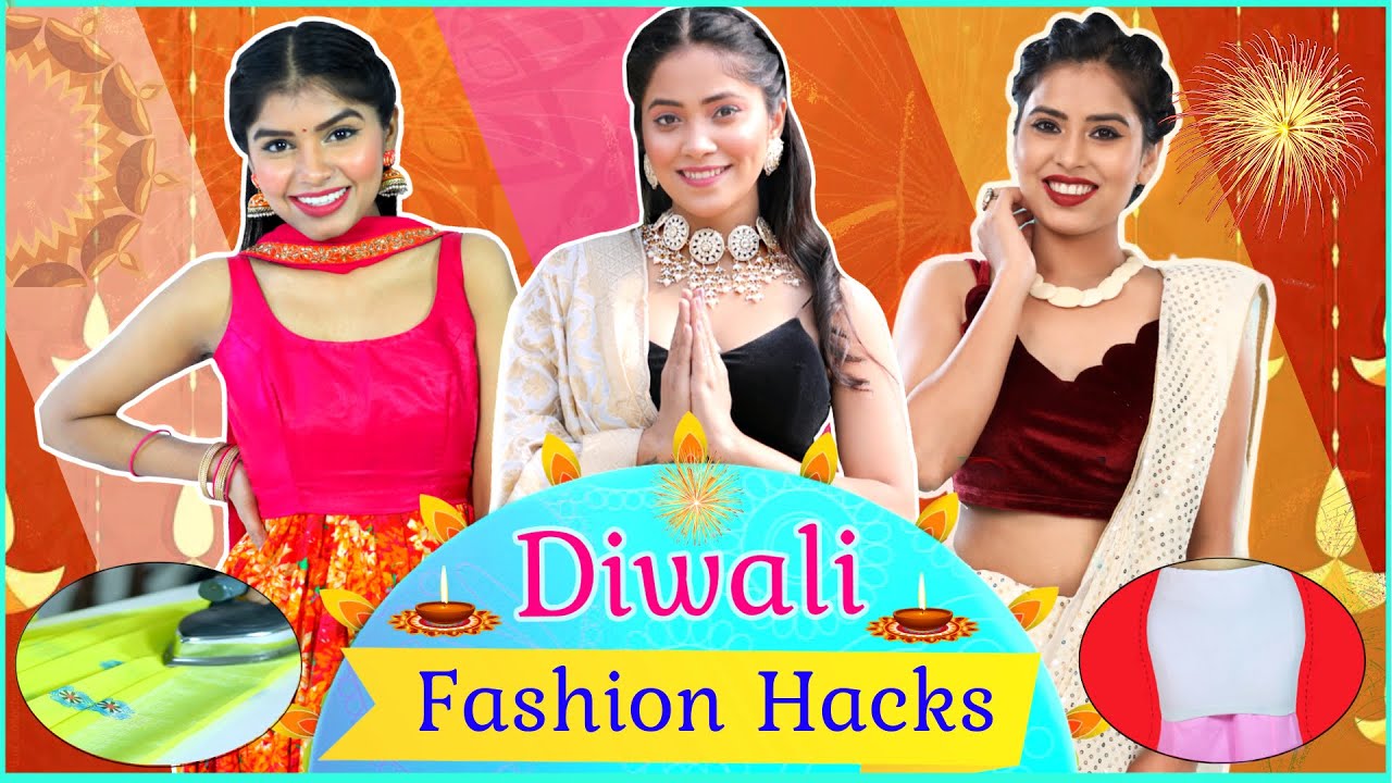 DIWALI Fashion HACKS - Desi Jugaad Episode #2 | Anaysa