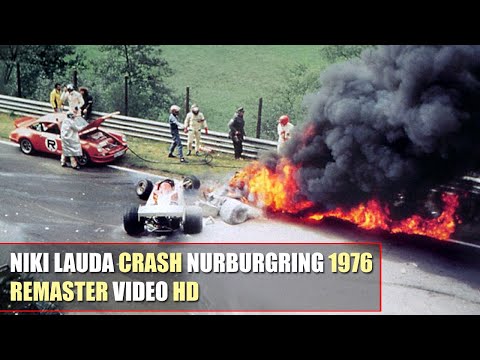 [HD] F1 1976 Niki Lauda Crash (Nürburgring, German GP) \