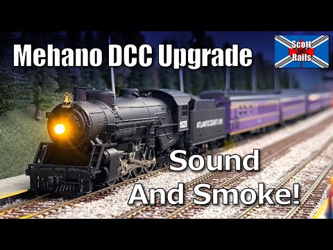 Tsunami Sound DCC Upgrade On My Mehano ACL Steam Locomotive