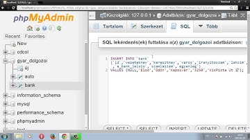 MySQL adatbázis kezelés 26 - Több sor beszúrás egy INSERT INTO használatával