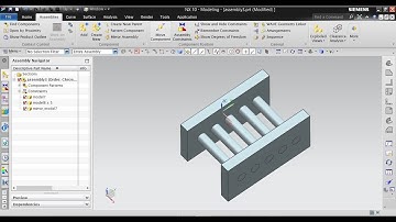 Nx 10 Parametric Assembly with Reference Component Pattern and Equations