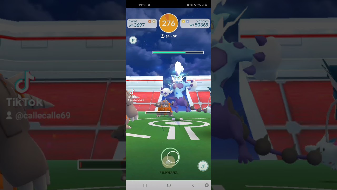 Pokémon go Voltolos besiegen 5er Raid