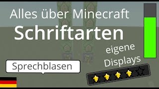 Head-up-Displays und Bilder in Minecraft einfügen - Custom Font Tutorial