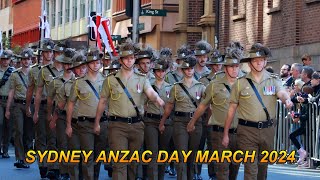 Sydney ANZAC Day March 2024 ( part 1 )