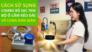 CÁCH SỬ DỤNG COMBO SẠC DI ĐỘNG 7KW+BỘ Ổ CẮM KÉO DÀI  VÔ CÙNG ĐƠN GIẢN ( CÓ TIẾP ĐỊA THẬT ) #vinfast