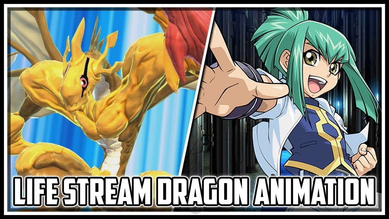 Life Stream Dragon Summon Animation (JP/EN)
