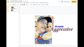 Create About Me Poster with Google Slides