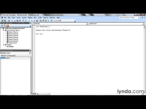 0507 Managing worksheets with VBA