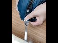 Fix broken zipper with fork !