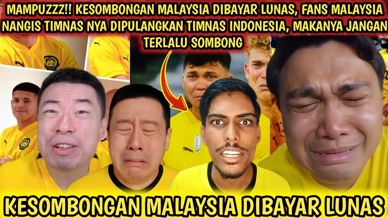 MAMPUZ‼️Kesombongan fans Malaysia dibayar lunas, king indo buat Malaysia pulang kampung lebih awal😱🔥