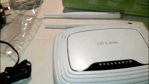 Tp-link TL-WR842ND router unpack and setup