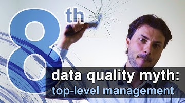 Data Quality Myth #8: Top-level Management Involvement #dataquality