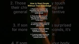 How to Read People Without Their Knowledge | Powerful Psychology Tips
