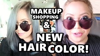 MAKEUP SHOPPING & MY NEW HAIR COLOR! (May 15, 2017) - saytioco