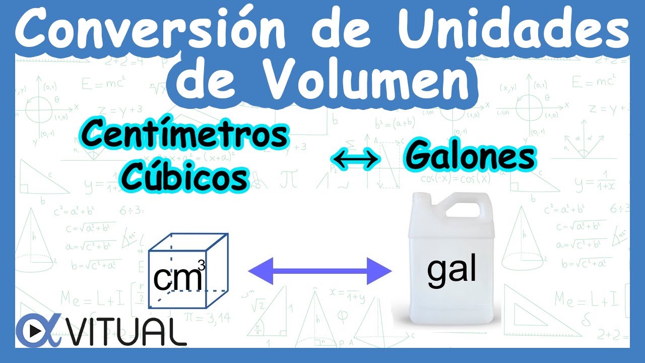 🧊 Conversión de Unidades de Volumen: Centímetros Cúbicos (cm³) a Metros  Cúbicos (m³) - YouTube