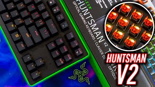 Unboxing The Fastest OPTICAL Keyboard (Razer Huntsman TKL V2)