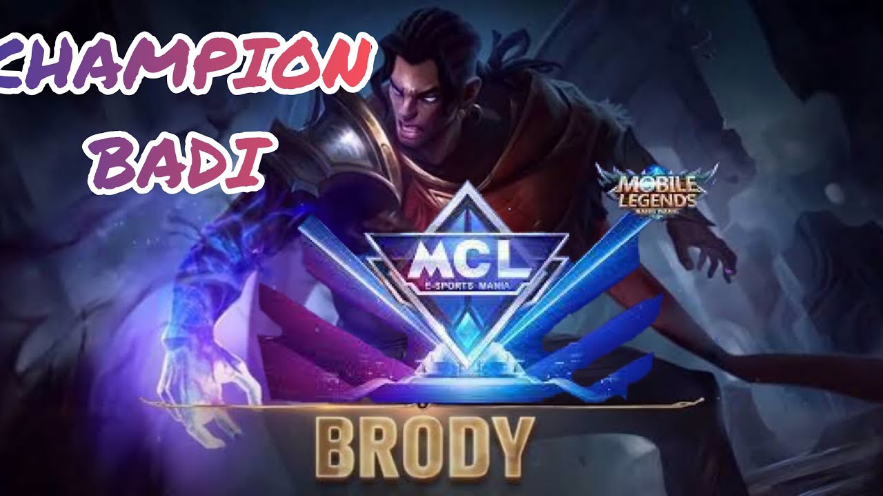 MCL Championship brody ni BADI
BAKA BRODY YAN BADI