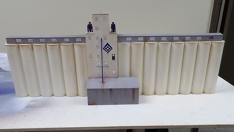 Building a Walthers grain elevator, part 2