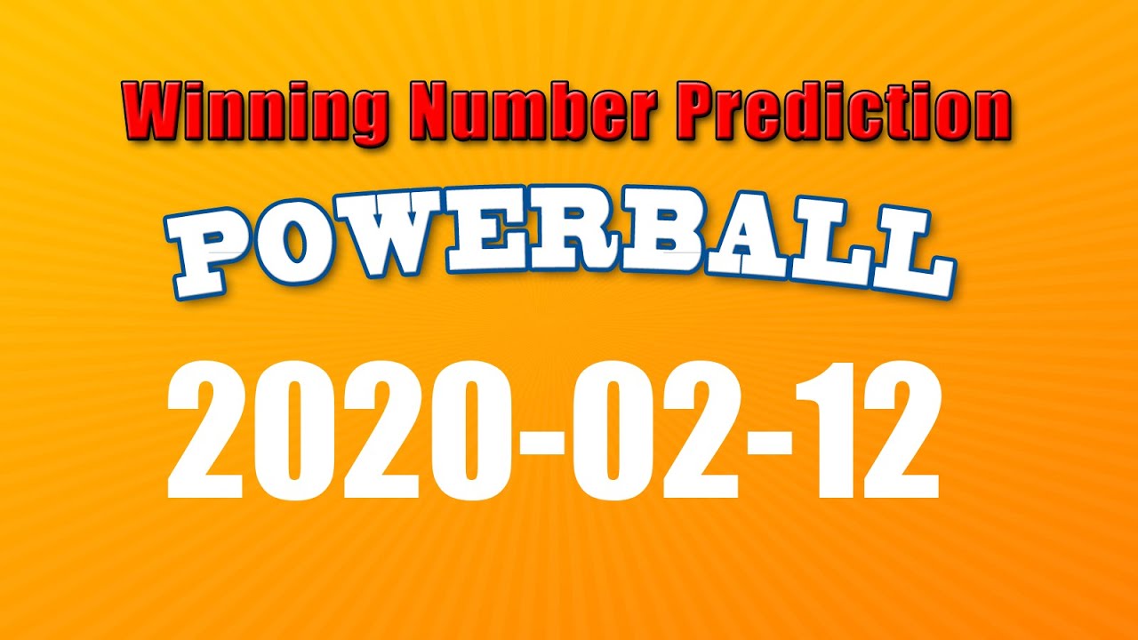 U.S. Powerball winning numbers prediction for 2020-02-12 - YouTube