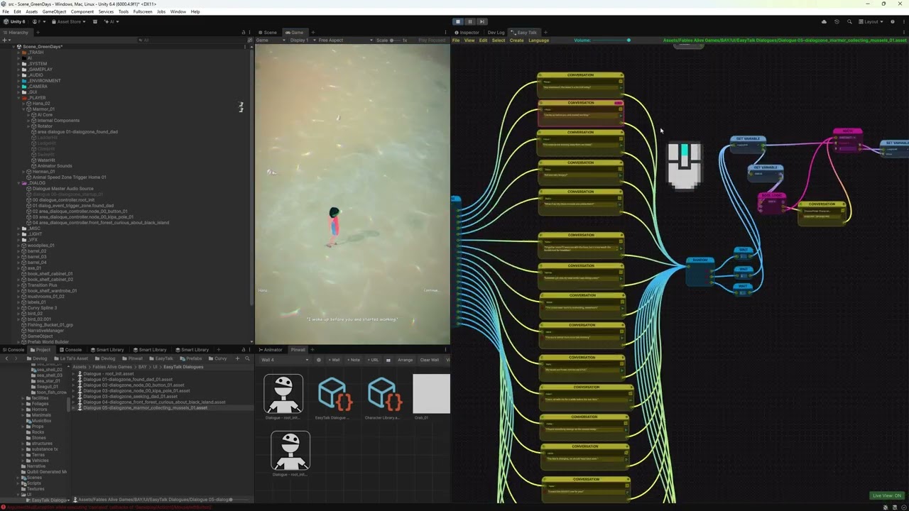 Live Node View for EasyTalk Dialogue System, video preview 3