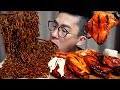 또메이카아닙니다! 반했습니다..신메뉴 로스핀 핫데블맛 치킨과 불닭게티 먹방 MUKBANG