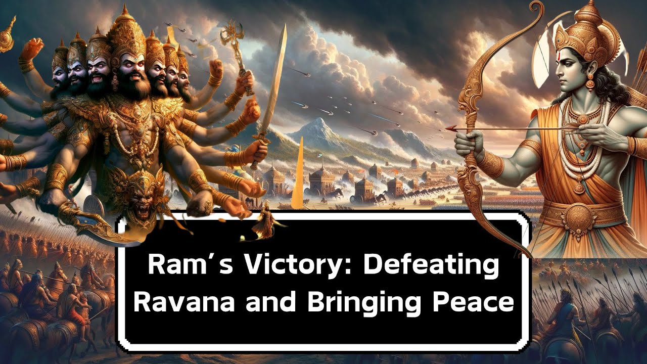 🌟 Ram’s Victory: Defeating Ravana and Bringing Peace | Story of Lord ...