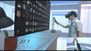 VR Chemical flame reaction experiment