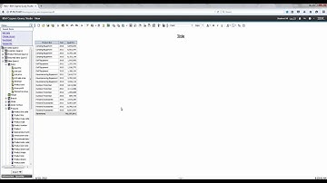 IBM Cognos Query Studio Training - Create Chart Reports Demo 3-1 || Cresco International