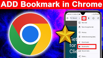 How to Save Bookmarks in Google Chrome Mobile (Two Click Process) Add Bookmark on Google Chrome