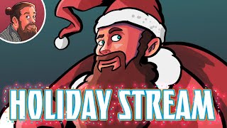 Santa Plays Standard And Gives Gifts