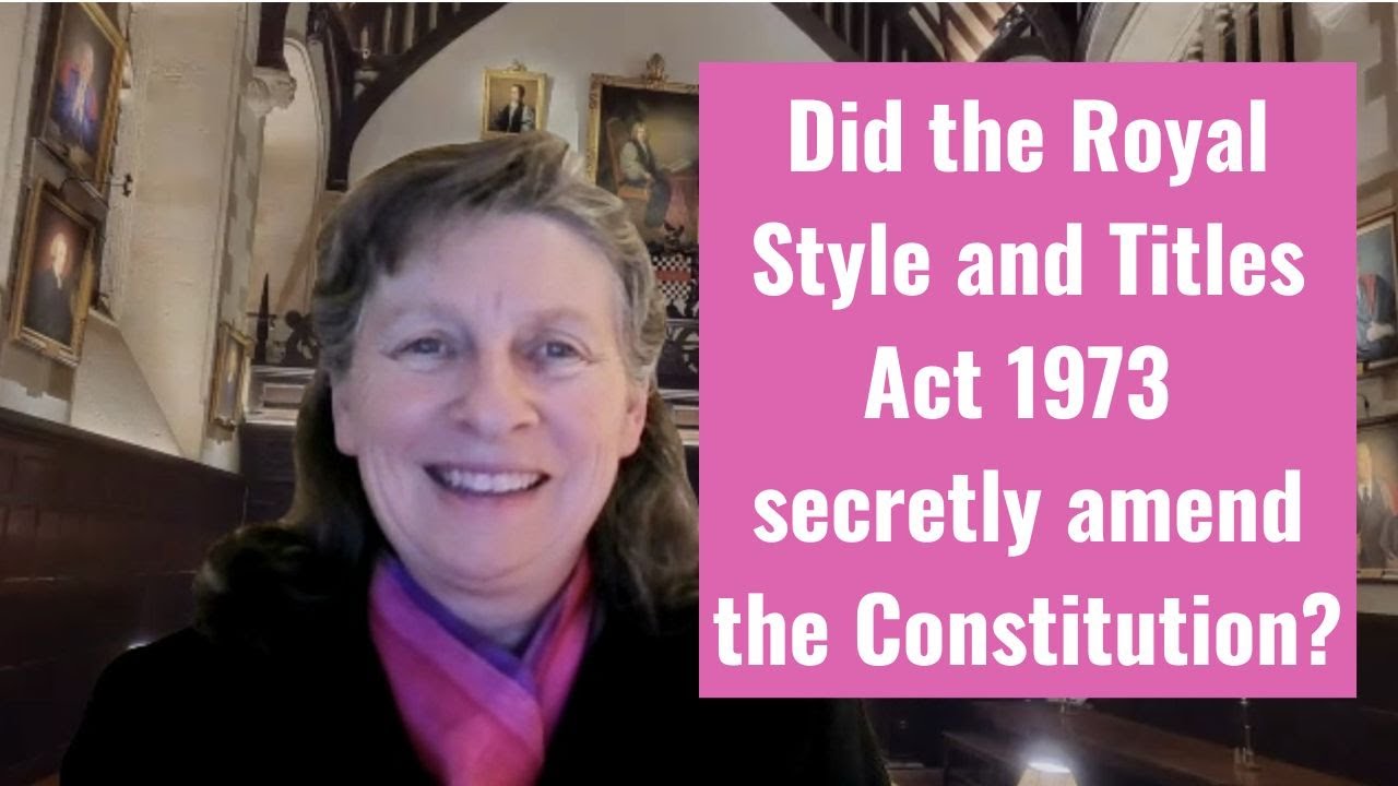 Внес ли Закон о королевском стиле и титулах 1973 года тайные изменения в Конституцию?
