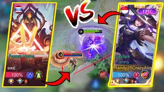 TOP 1 SUPREME YVE VS RANDY25 FANNY!! WHO WIN?? | Mobile Legends