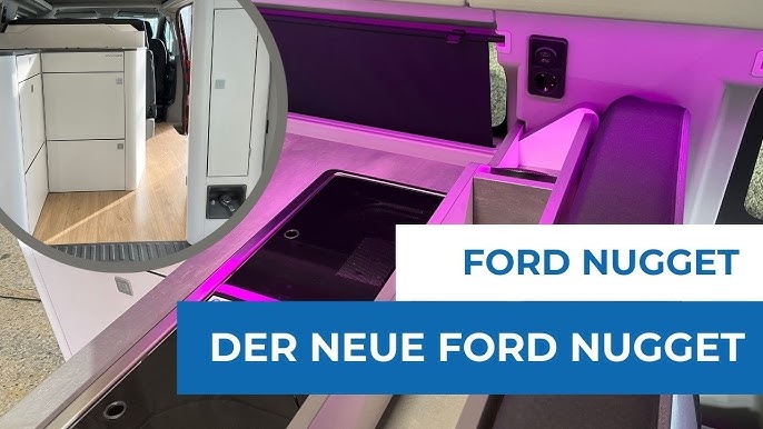La Ford Transit Custom Nugget Camper 2024 tiene techo solar