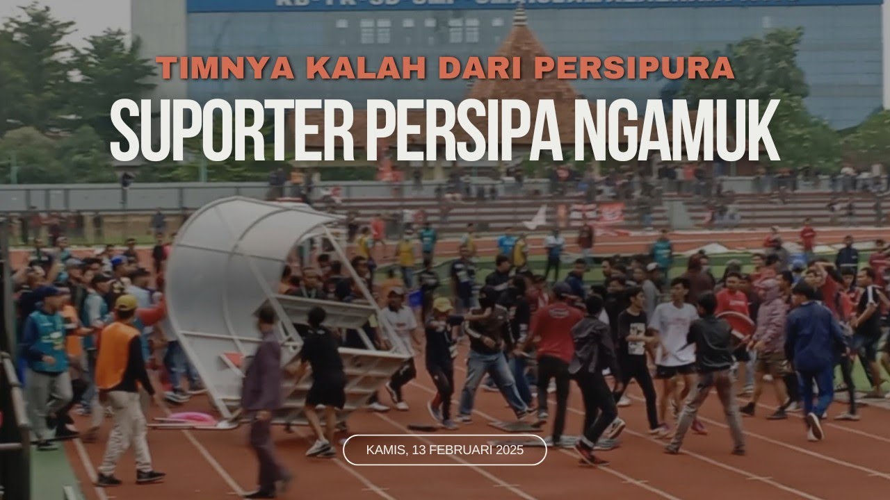 Kalah dari Persipura, Suporter Persipa Rusuh