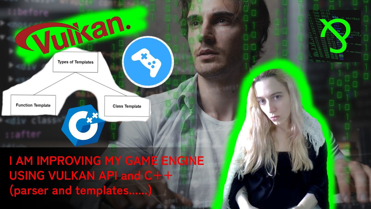 anthraxAI game engine (Vulkan API): level parser, templates - YouTube