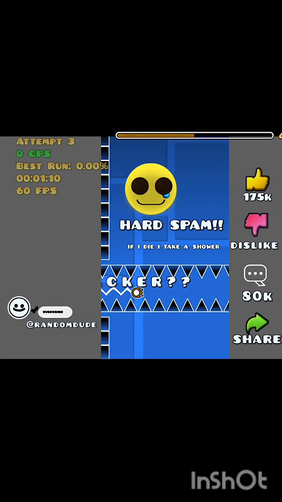 Gd YT shorts be like #helpmemakethismakesense #geometrydash #subscribe #gd #gaming #lol