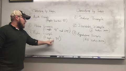 6th Grade Math Lesson 93 Classifying Triangles Part 2
