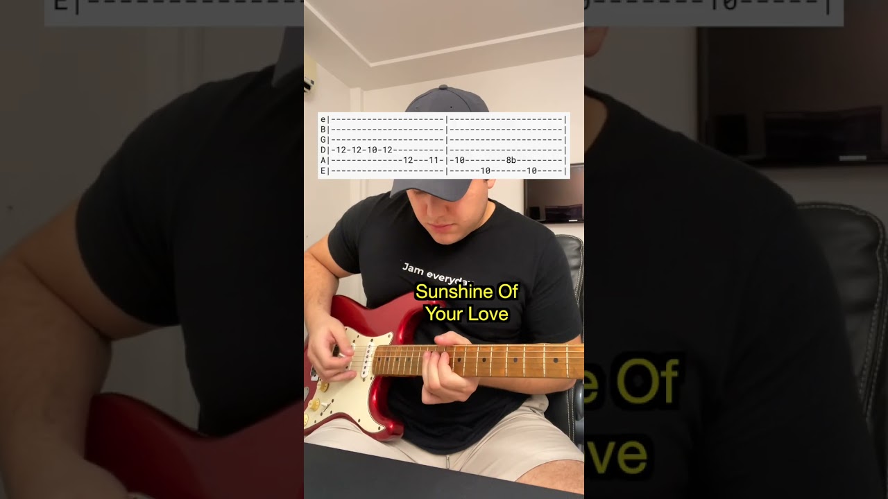 How To Play "Sunshine Of Your Love" - 