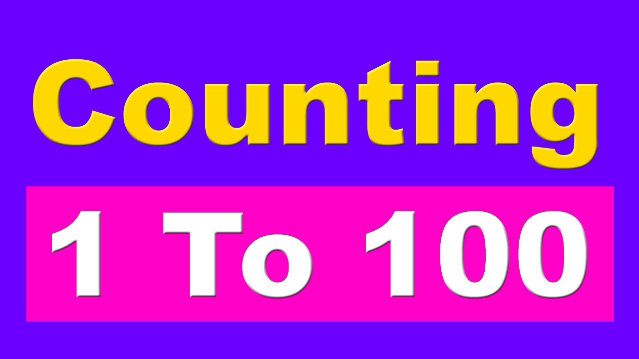 Learn Counting from 1 to 100 Counting For Kids