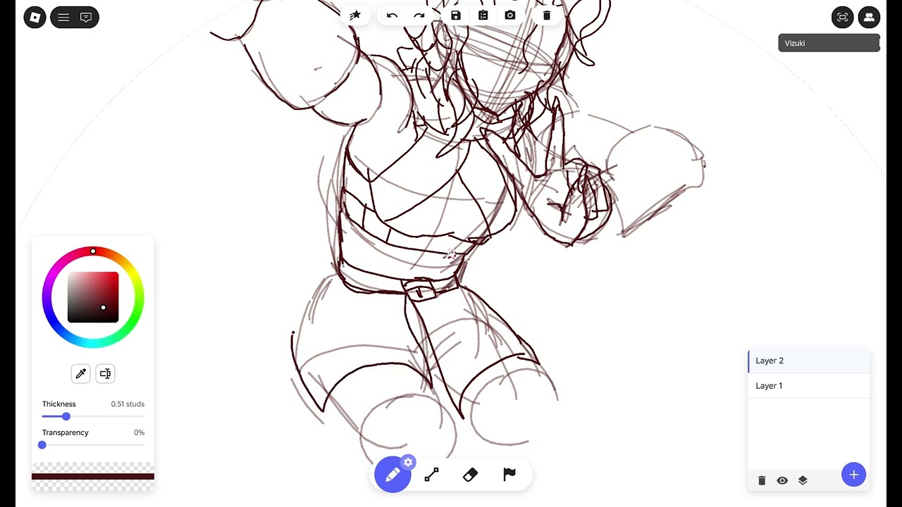 Some vi fortnite drawing I did in roblox free draw!